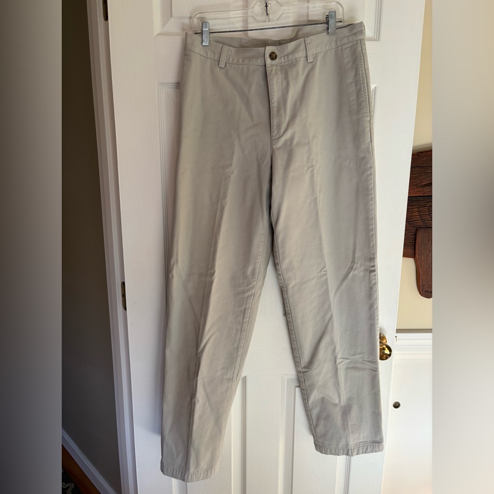LL Bean - Men’s Flannel lined pant 34”x 34” Khaki